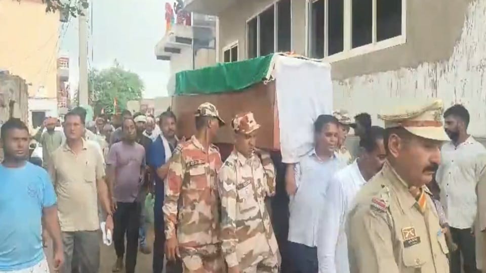 ITBP jawan died in road accident