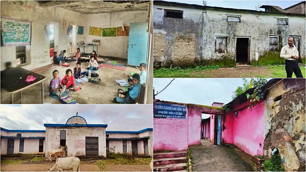 Sehore news: 200 Sehore Schools in Ruins, Students Study Under Threat, Authorities Yet to Wake Up
