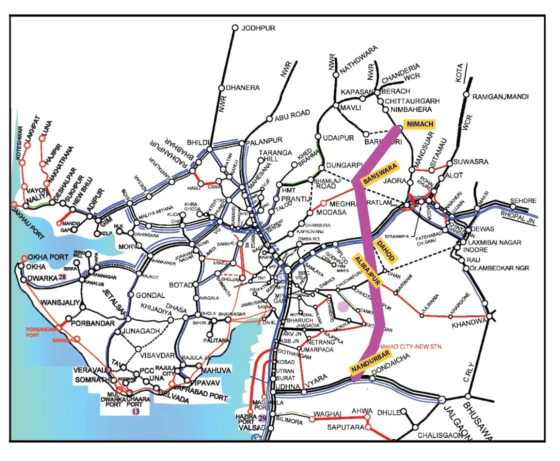 Indore: A new route will be prepared from Delhi to Mumbai, approval of survey of Neemuch- Banswara- Dahod new