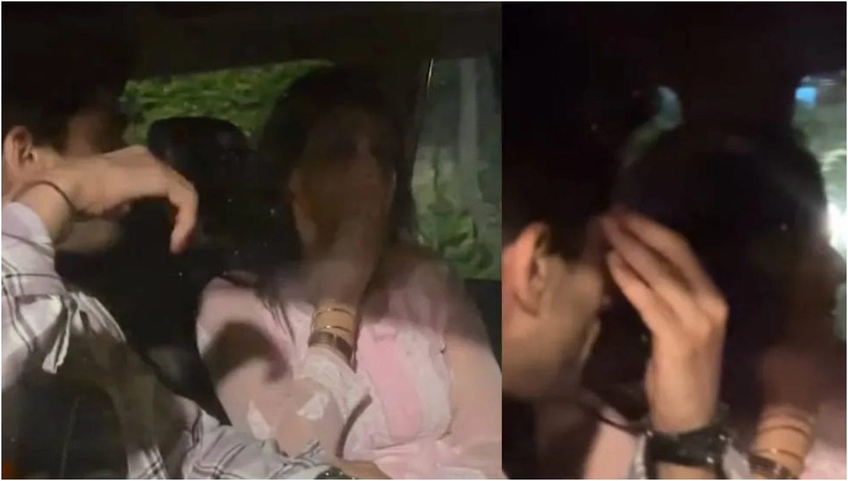 abhishek kumar isha malviya reunite after breakup bigg boss couple hide from camera video viral