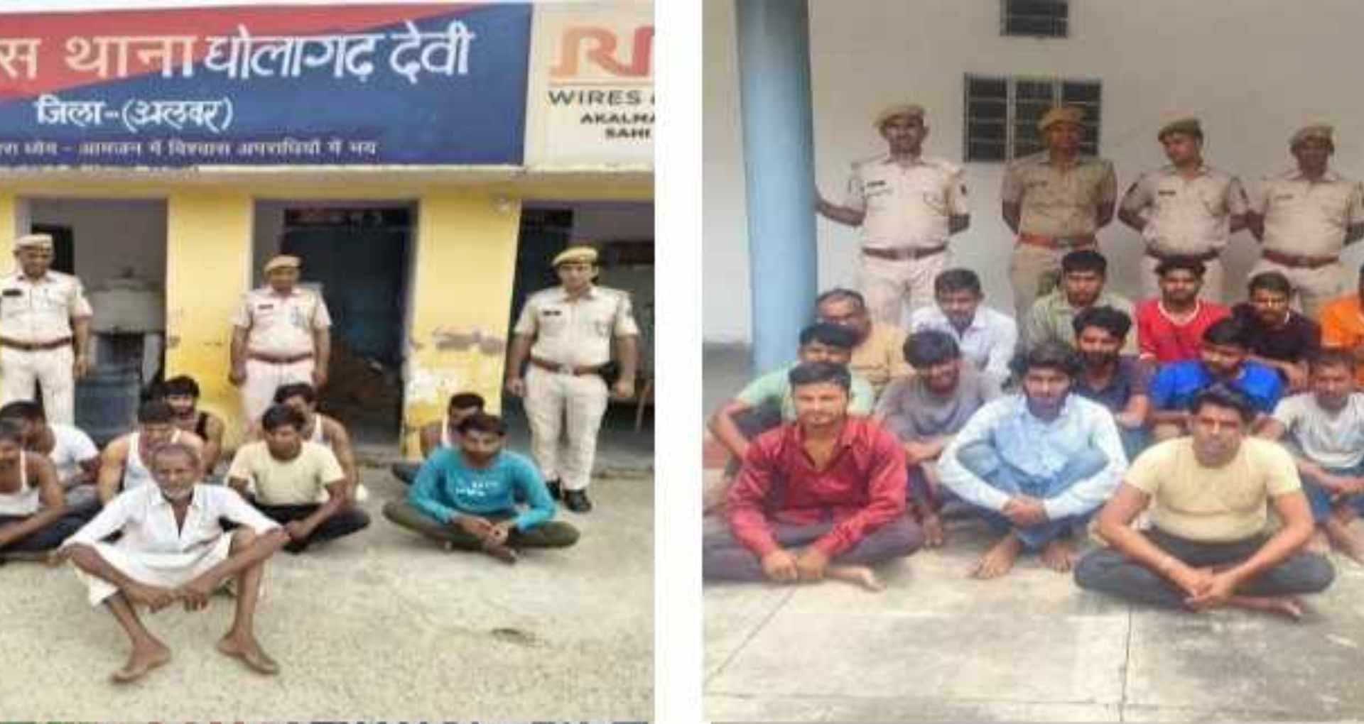 अलवर पुलिस ने चलाया विशेष धरपकड़ अभियान
