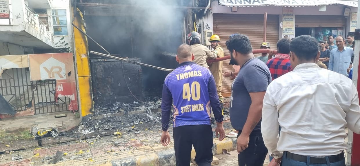 Fire in bakery causes panic