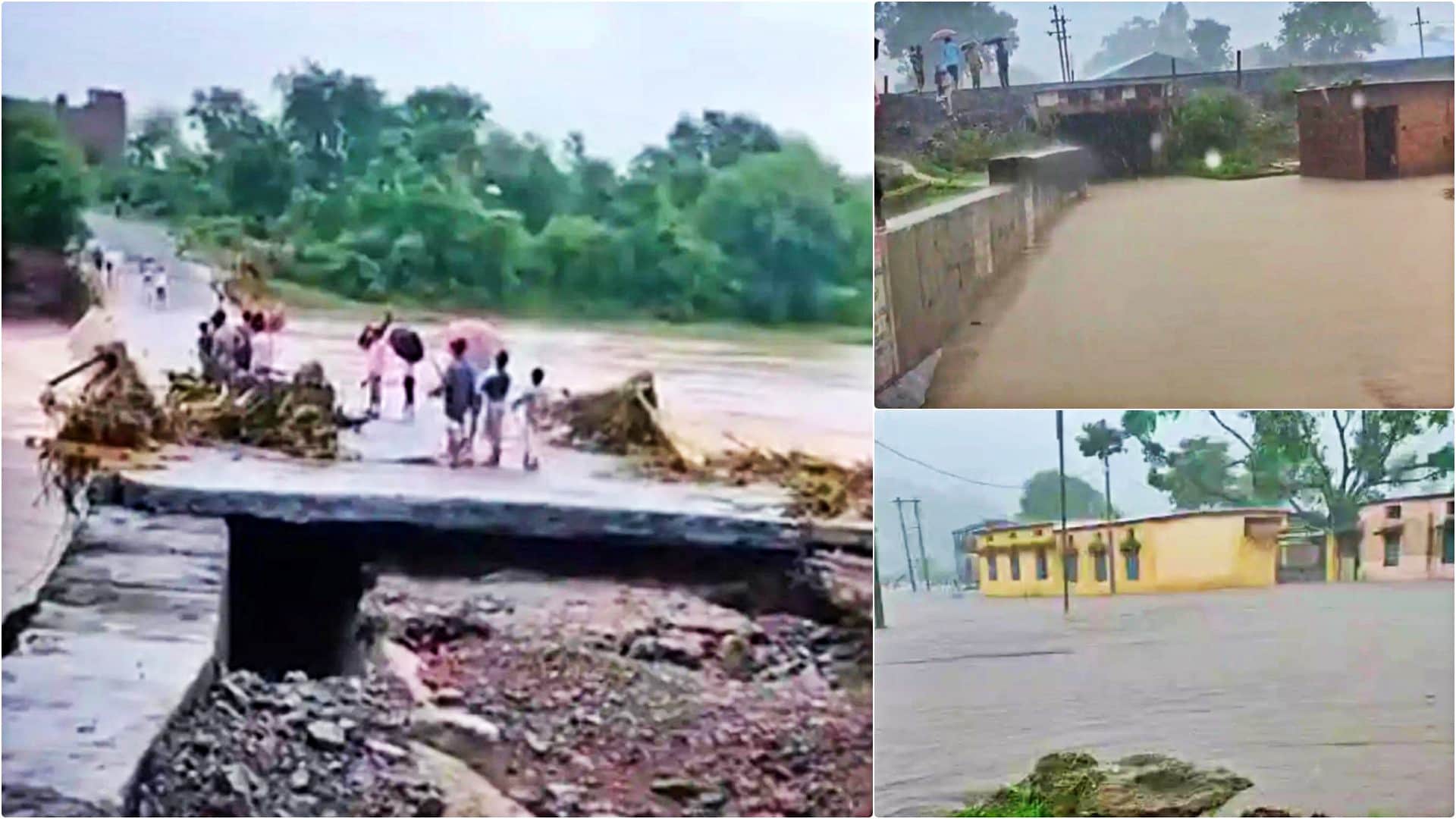 गुना में मूसलाधार बारिश का कहर