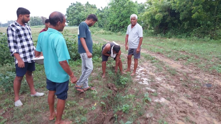 Bihar News: बिहटा में भारी बारिश के बाद जमीन धंसी, ग्रामीणों में दहशत; कई जगह 4-5 फीट गहरे गड्ढे बने