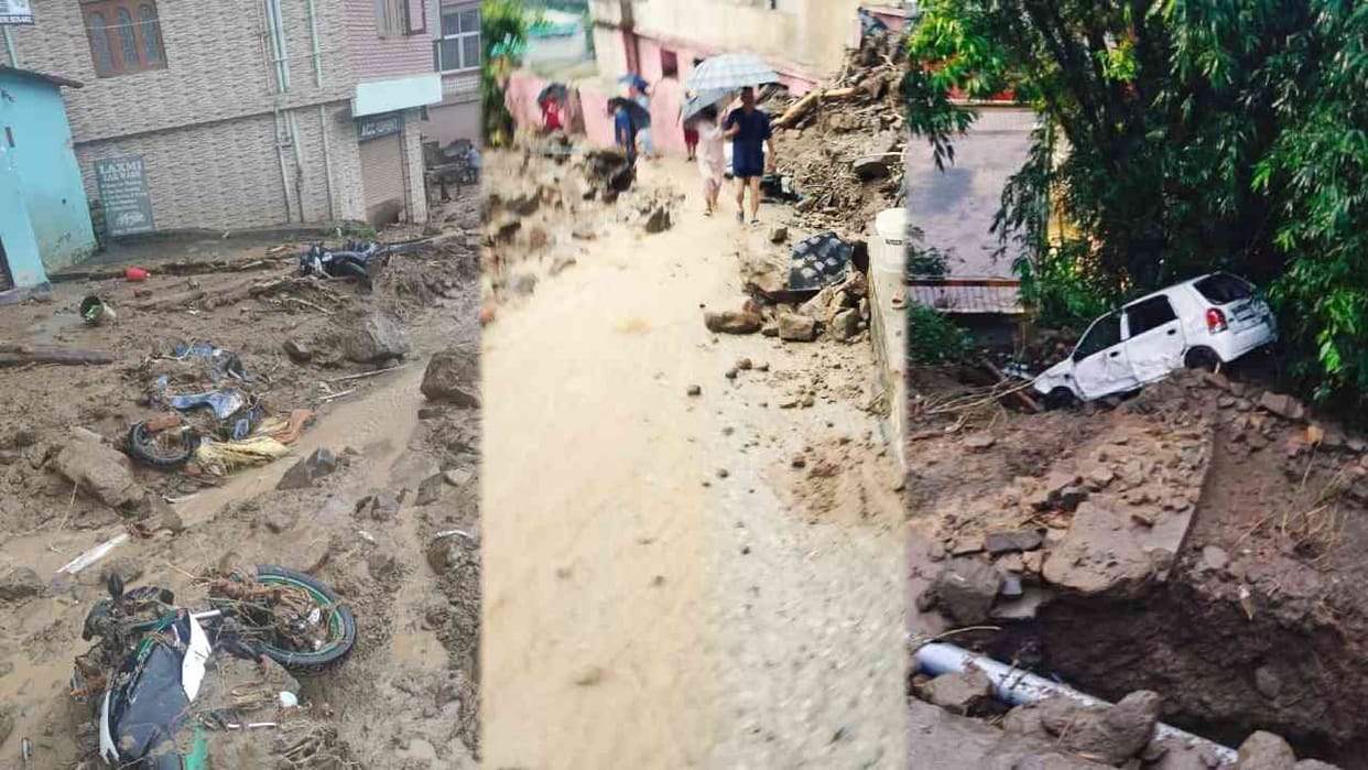 Heavy rain caused a lot of destruction in Mandi