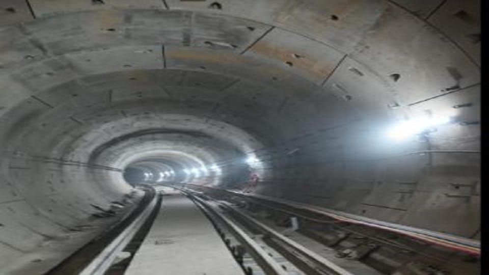 Construction of underground metro stations in final phase