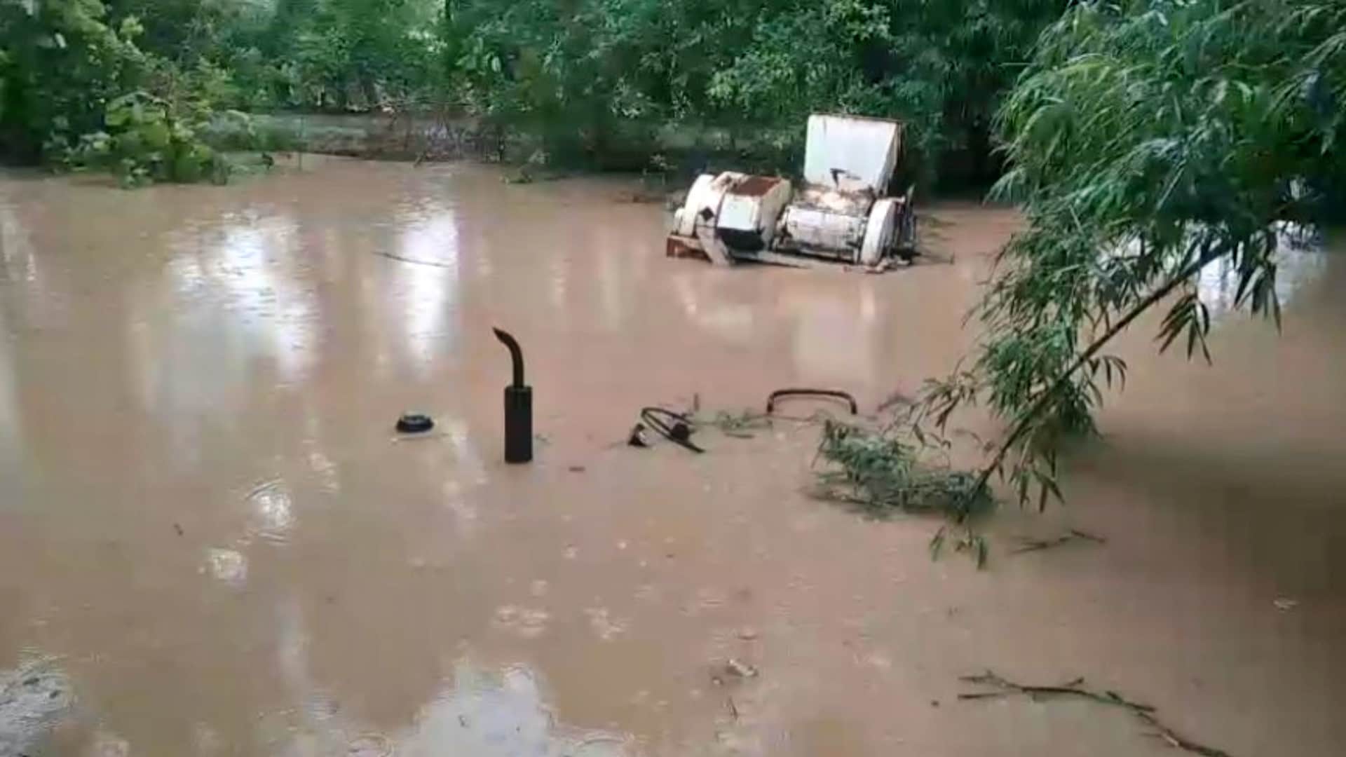 Narsinghpur torrential rains, Khamaria Braj submerged; Richhai Dam overflows, many villages lost connectivity