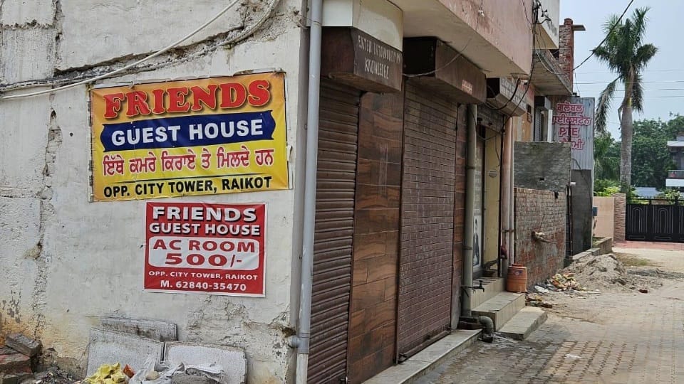 Woman fell from third floor of guest house in Raikot
