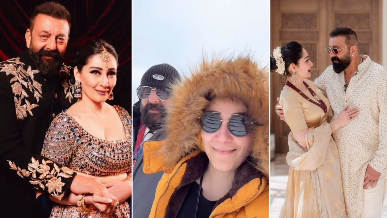 Dhurandhar actor Sanjay Dutt 66th Happy Birthday wife manyata post cute video celebs wishes him on special day