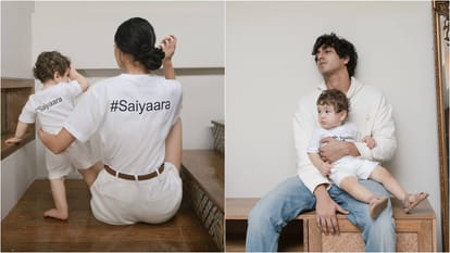 nephew baby river celebrates Uncle Ahaan Panday debut film Saiyaara success Alanna shares Adorable photos