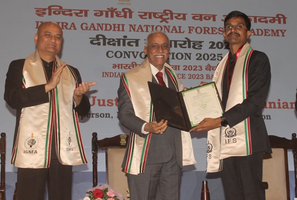 Dehradun News India got 109 IFS officers pass out from Forest Research Institute
