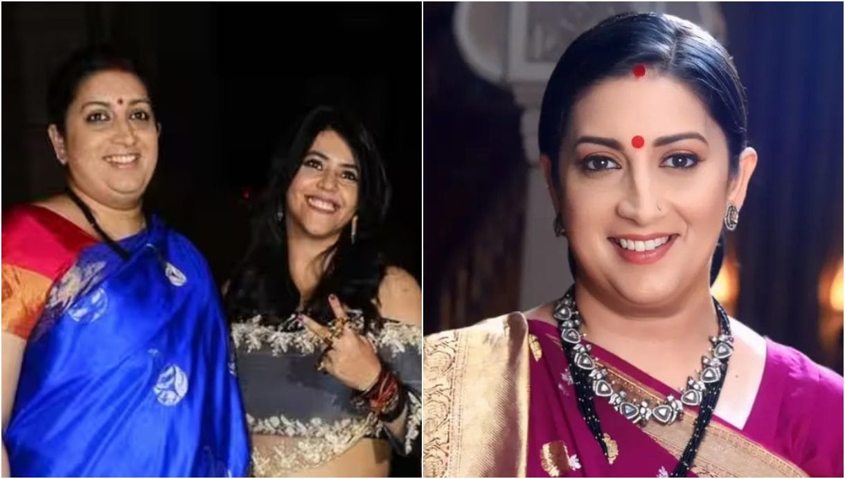 ektaa kapoor reveals smriti irani casting in kyunki saas bhi kabhi bahu thi mother shobha kapoor pushed her