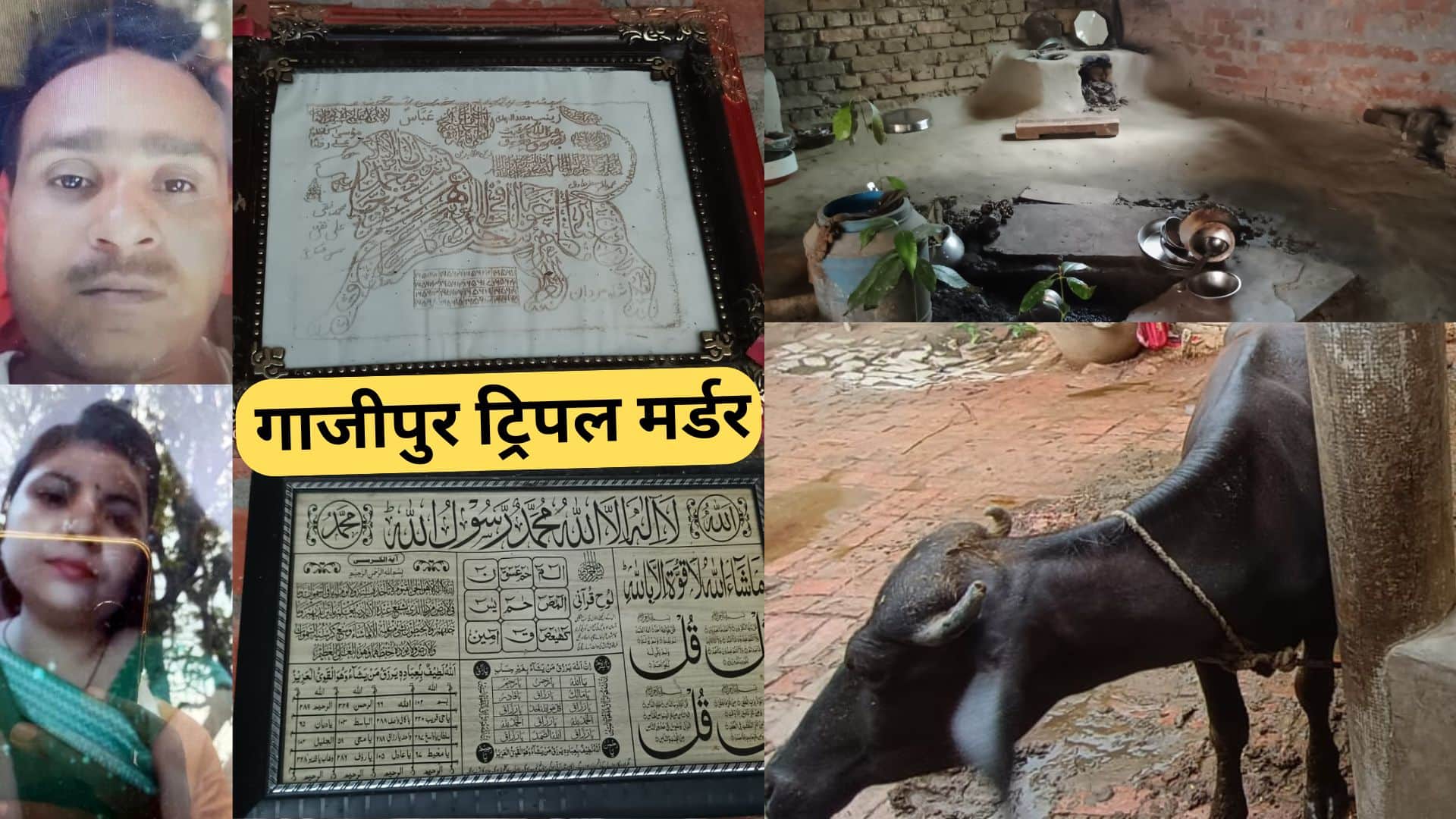 Ghazipur Triple Murder: neighbors of accused Abhay not going to feed animals due to superstition