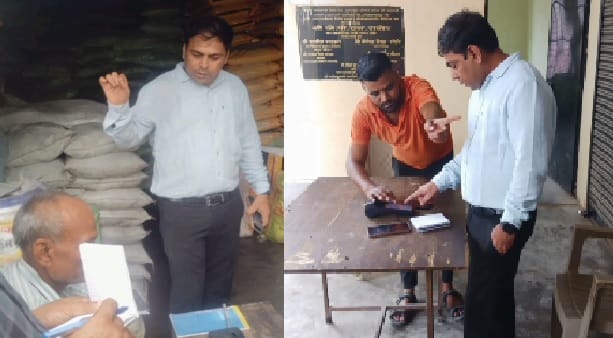 Kanpur inspection of fertilizer shops in Sarsaul SDM provided fertilizer at fixed rate warned the secretary