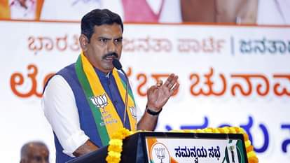 कर्नाटक भाजपा अध्यक्ष बी.वाई. विजयेंद्र