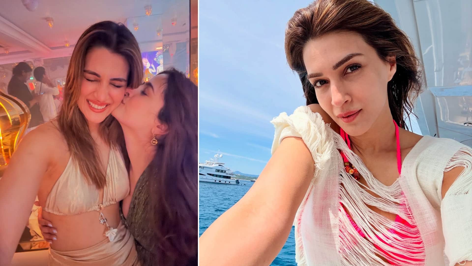 Kriti Sanon birthday is not over till the month ends See Pics beautiful sister nupur from vacation on Cruz