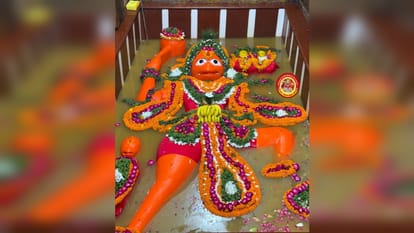 Third time maa ganga bath to shri bade hanuman ji prayagraj sangam flood update