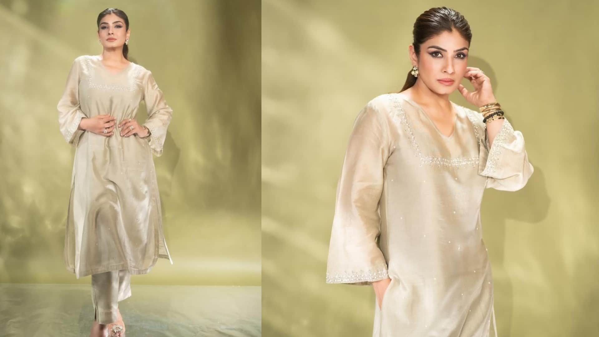 Raveena Tandon Inspired Traditional Looks for Rakhi Raksha Bandhan 2025 outfit ideas