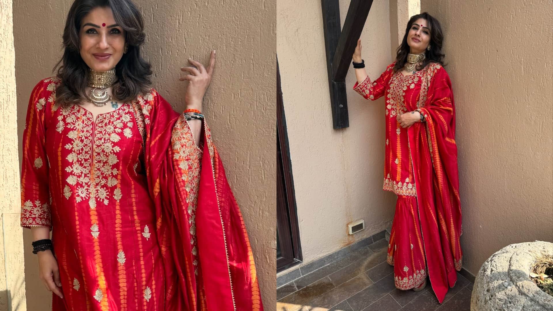 Raveena Tandon Inspired Traditional Looks for Rakhi Raksha Bandhan 2025 outfit ideas