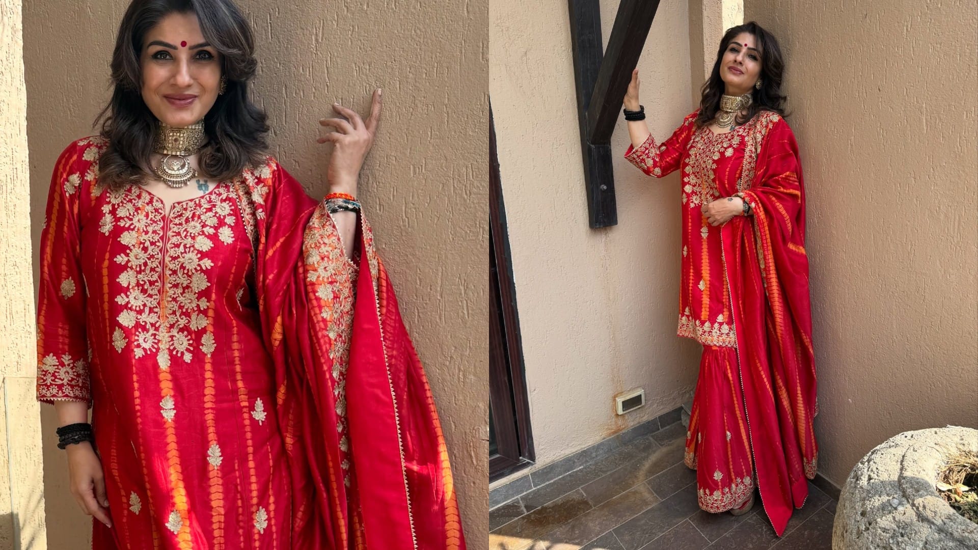 Raveena Tandon Inspired Traditional Looks for Rakhi Raksha Bandhan 2025 outfit ideas