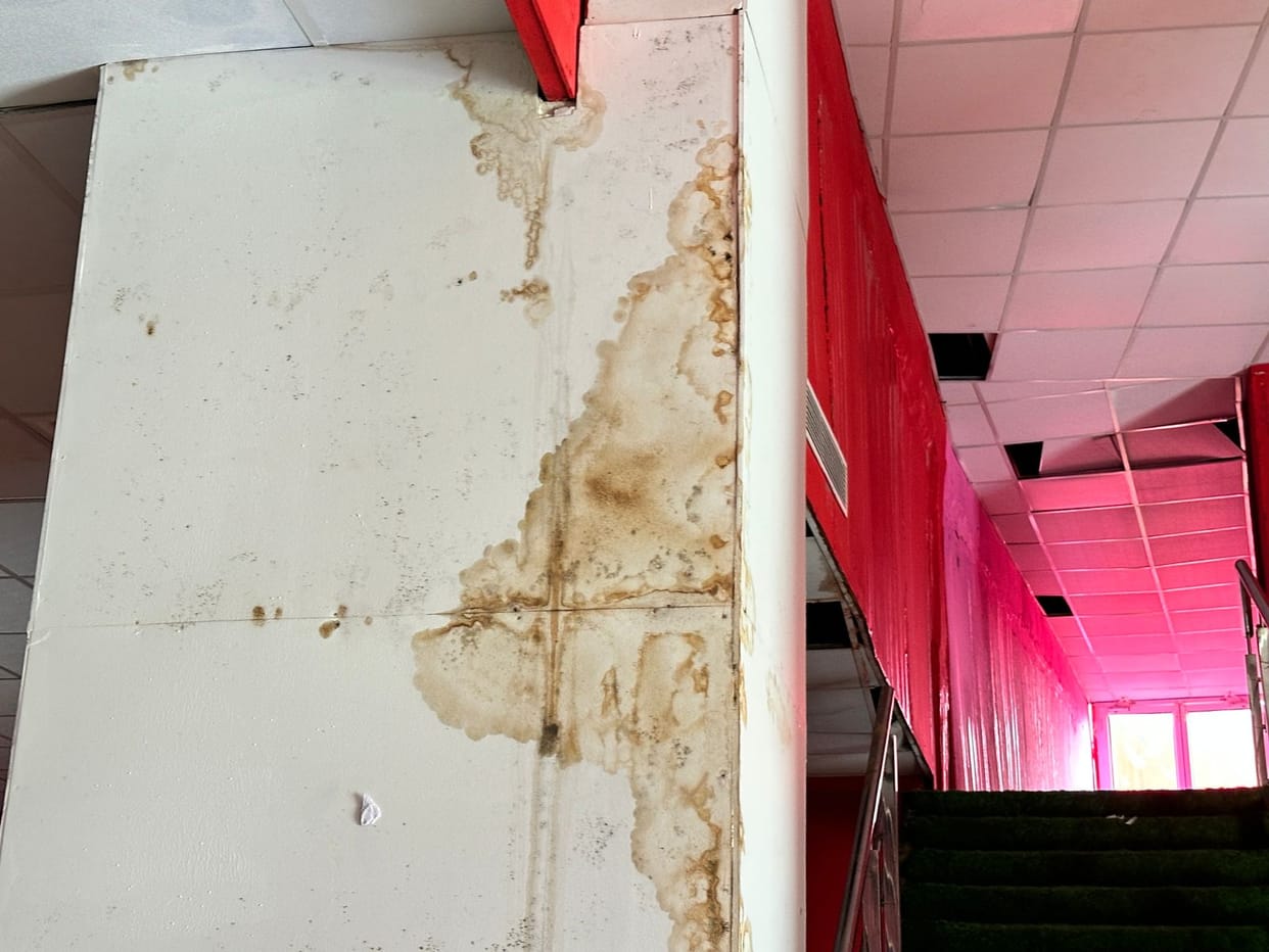 The 9 crore South Block Stand, built for IPL matches, couldn't withstand the first rain