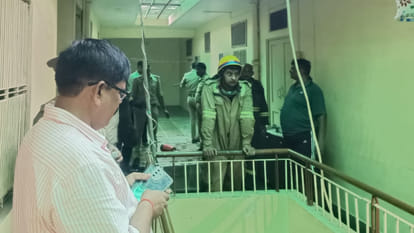 Kanpur: Fire broke out in a hotel room, 12 people were rescued safely