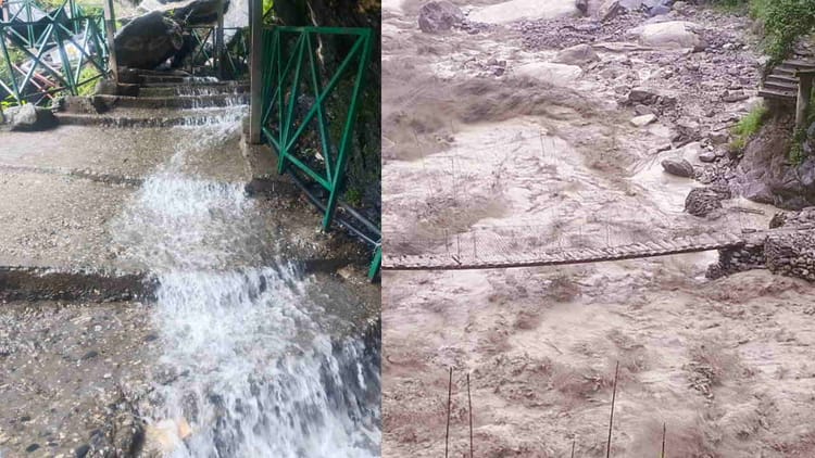 Yamunotri: जानकीचट्टी पैदल मार्ग पर नौकैंची के पास बोल्डर आने से आवाजाही बाधित, मदमहेश्वर की यात्रा भी हुई ठप