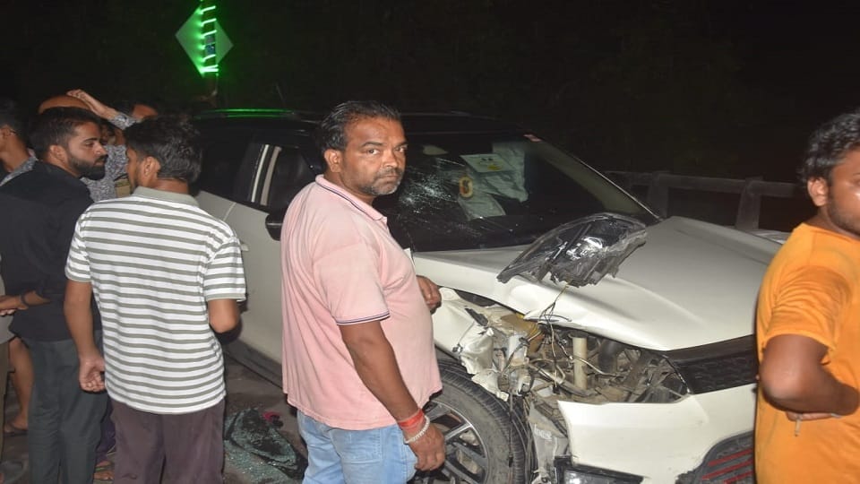 youth died in a road accident in Unnao