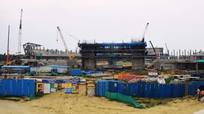 Ganjari Stadium PM Modi dream project is taking shape 70 percent work is complete cost is 450 crore rupees