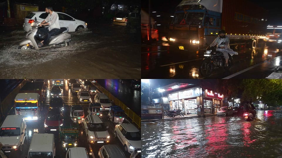 heavy rainfall in agra Mausam today People Troubled By Waterlogging