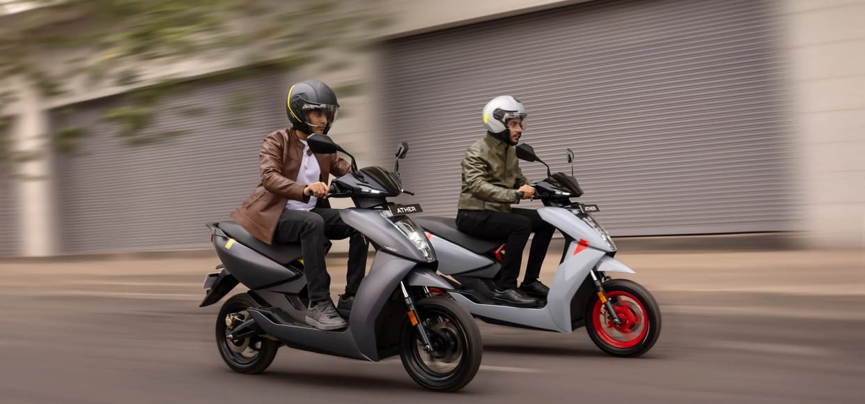 Ather Energy Launches Ather 450S Electric Scooter in India Know Price Range Features Specs