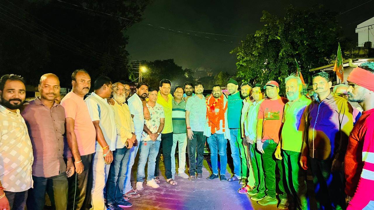 भाजपा नेता सौरभ लुनिया का स्वागत
