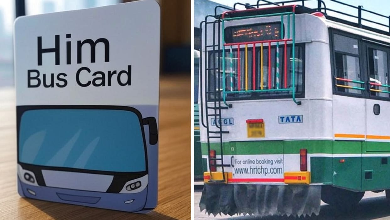 Himachal Now you will have to make a Him card of Rs 200 to travel free and concessional in HRTC buses