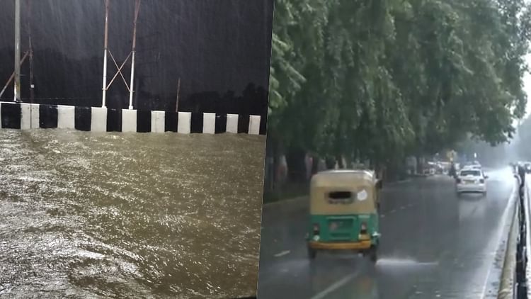 Due To Heavy Rains, People Of Delhi Ncr Are Facing The Problem Of Waterlogging – Amar Ujala Hindi News Live