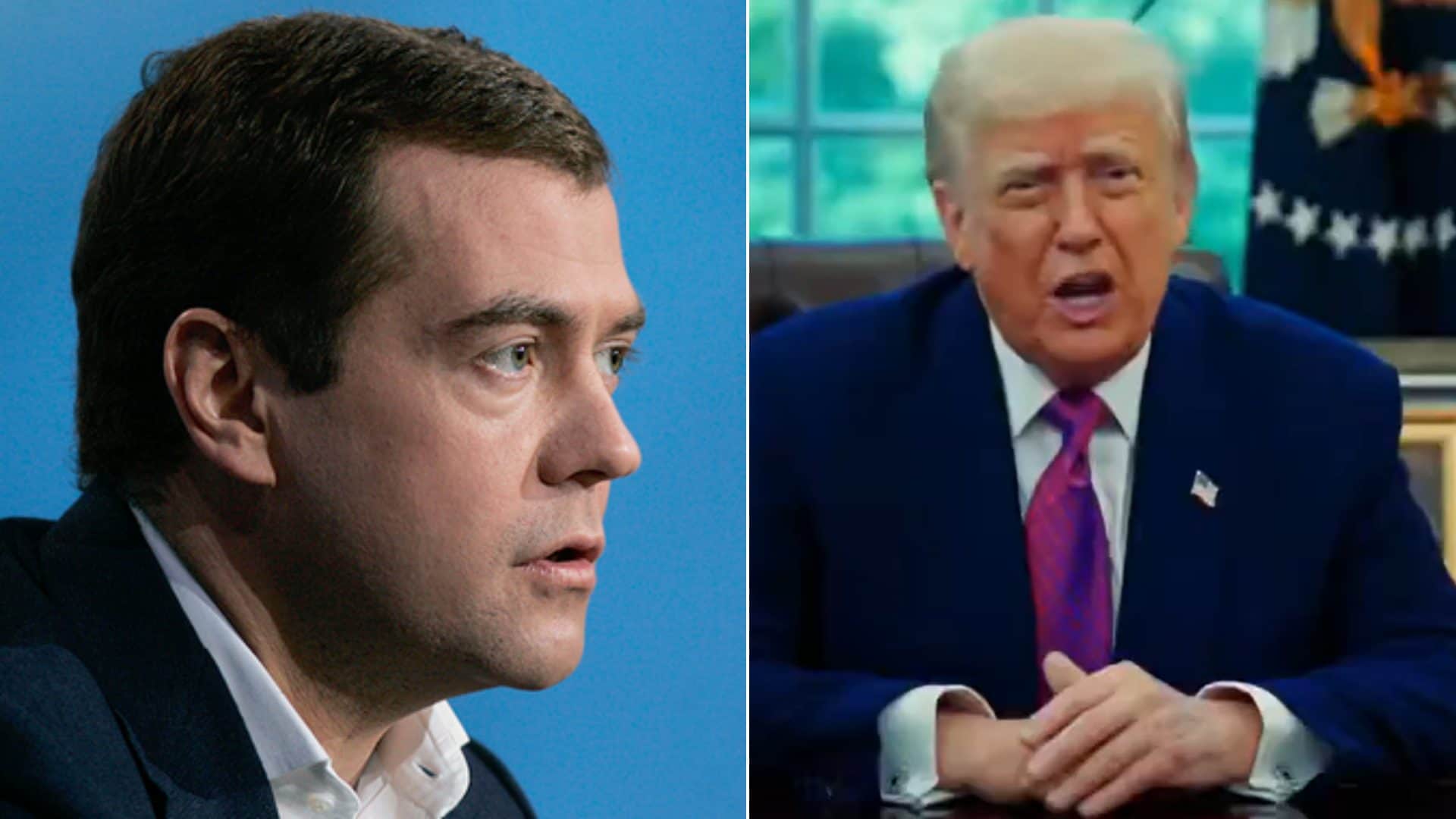 दिमित्री मेदवेदेव, डोनाल्ड ट्रंप