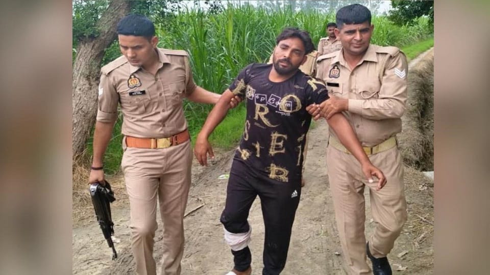 Anuj murder case: Revenge of punches by firing two bullets, this is the condition of main accused in encounter