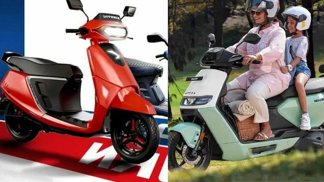 Kinetic dx vs ather rizta electric scooter comparison price features design specifications