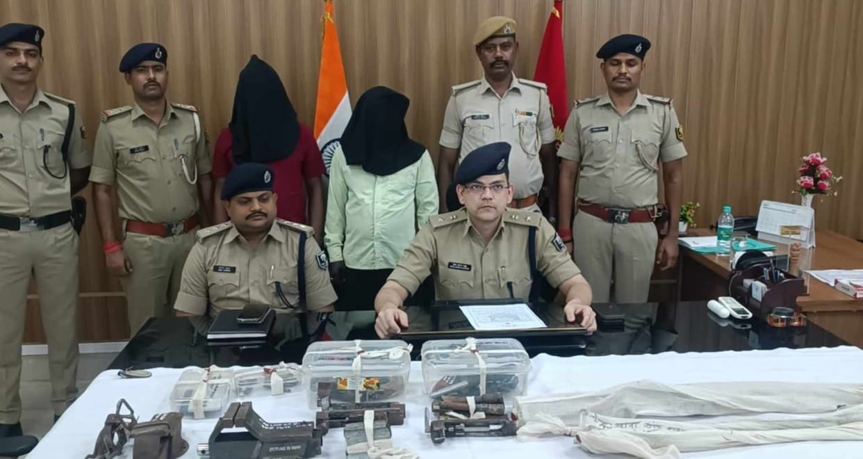 Munger Six illegal mini gun factories busted in Munger, two arrested, huge quantity of weapons recovered