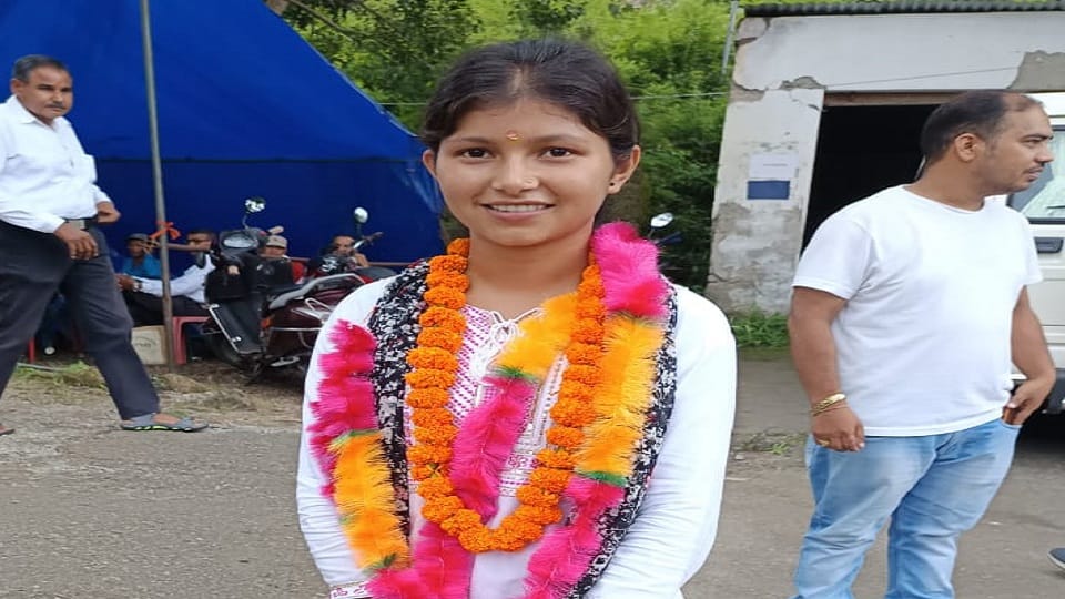 21 year old young Nikita became BDC member in almora