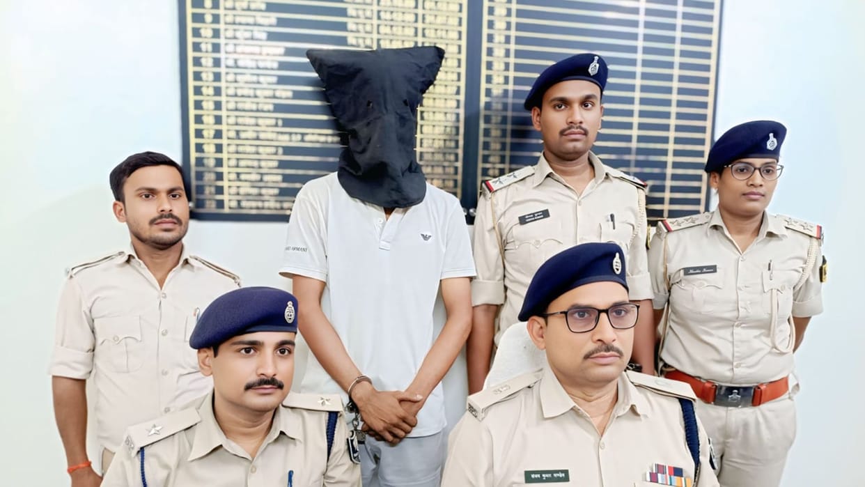Bihar: Jitwarpur murder case solved, murder accused arrested with pistol and live bullet
