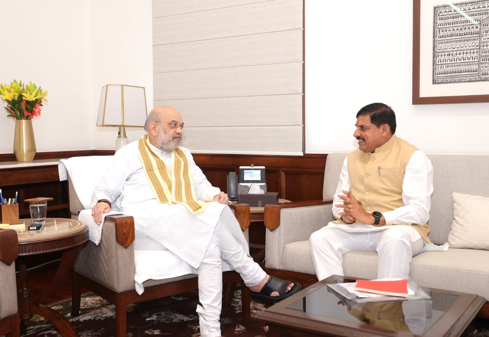 MP News: CM Dr. Yadav met PM Modi, presented the account of 18 months of work and sought guidance