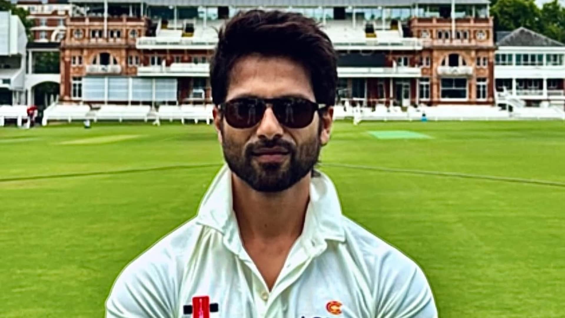 Shahid Kapoor enjoys cricket day out at Lords Cricket Ground in London wife Mira Rajput cheers for him