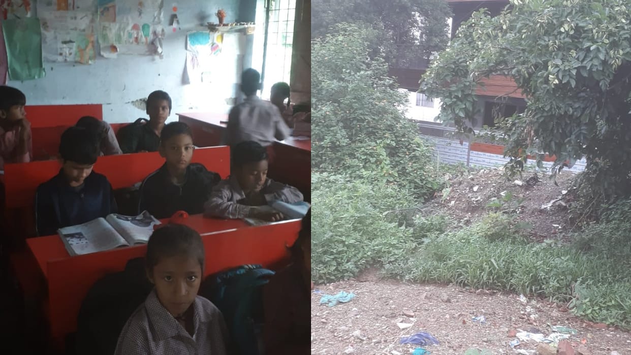 Children are studying in dehradun schools risking their lives Uttarakhand School Condition