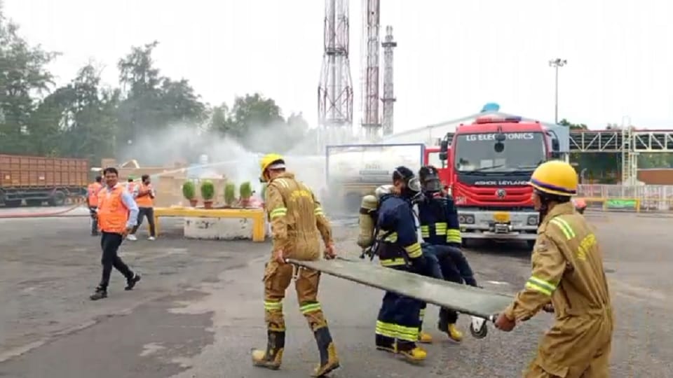 Mock drill for disaster prevention in Delhi-NCR