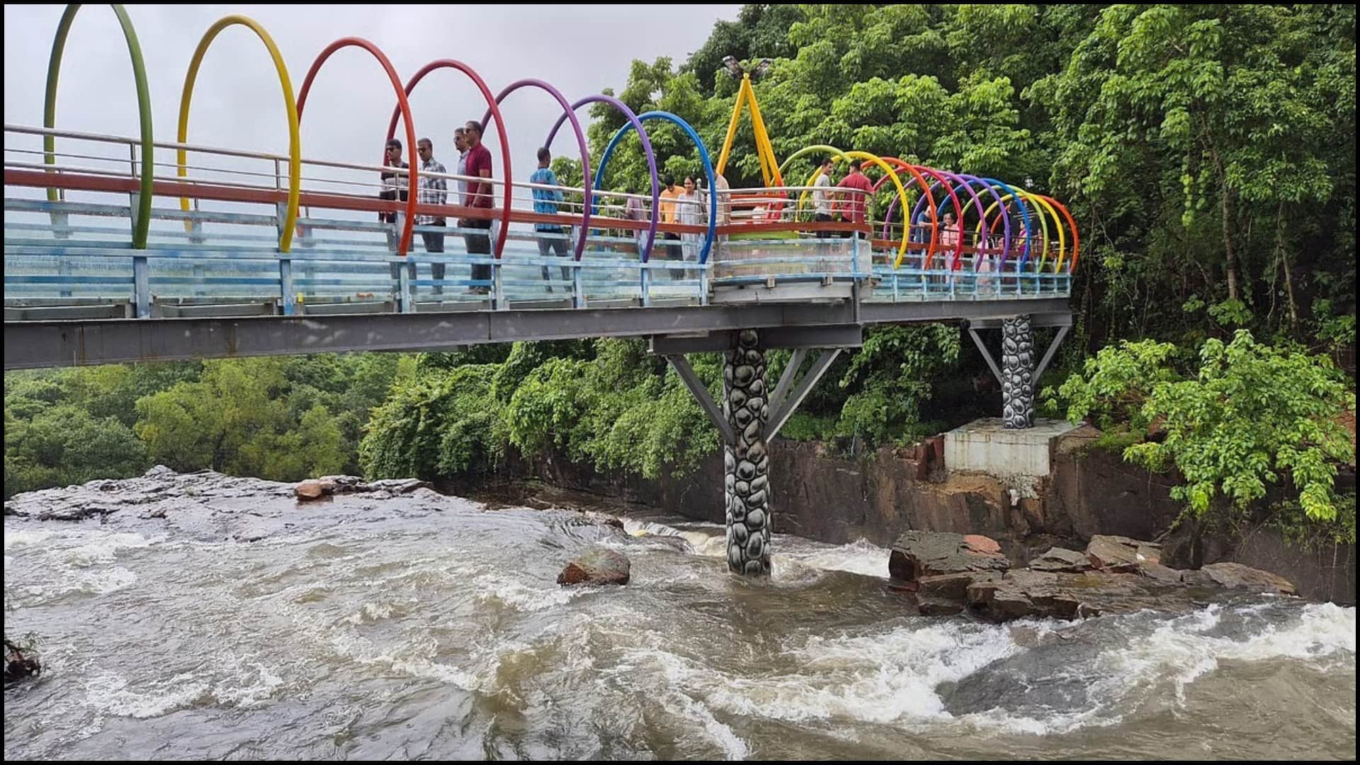 Maharashtra First Glass Bridge Opens for Tourists Enjoy Thrilling Walk with Scenic Views Know location