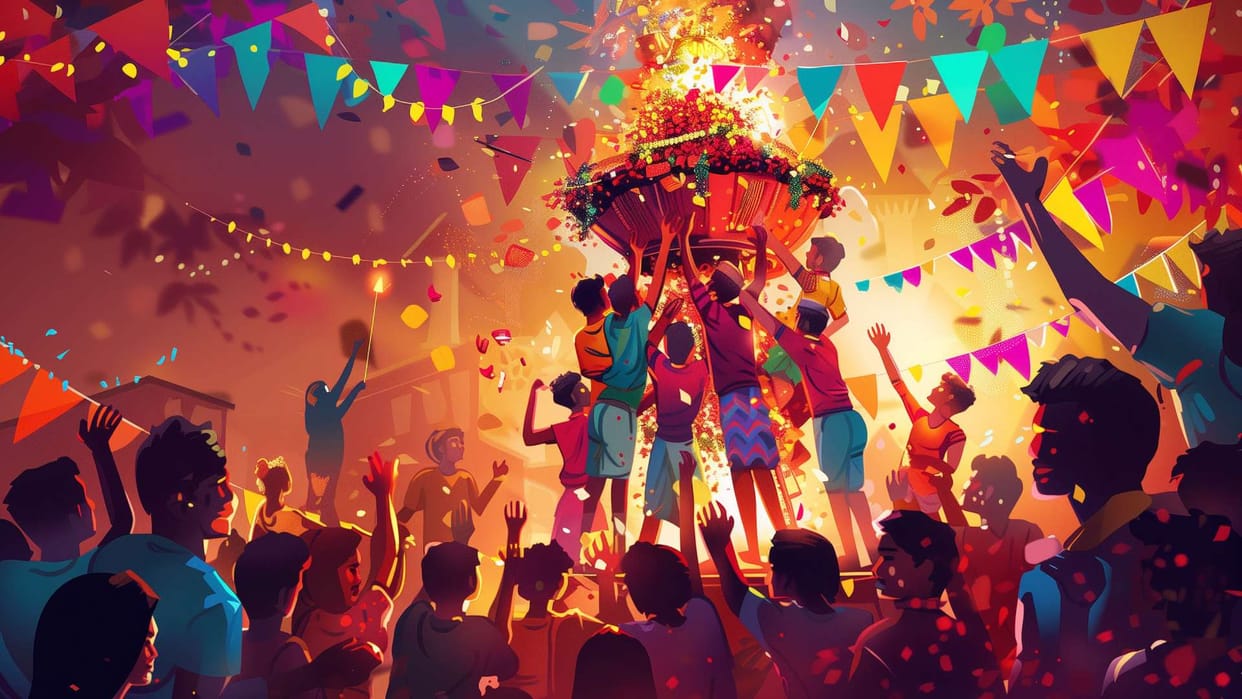Dahi Handi 2025 date and history know shri krishna leela dahi handi 2025 mein kab hai