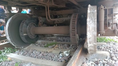 भाऊपुर रेलवे स्टेशन के आउटर के पास हादसा