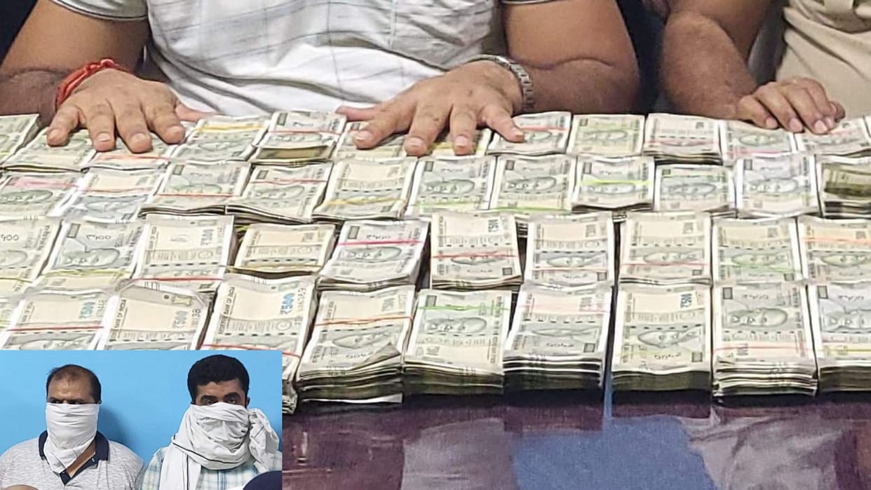 Lakhs of rupees in cash recovered Pt.D.U. junction after five days four people arrested Income Tax department