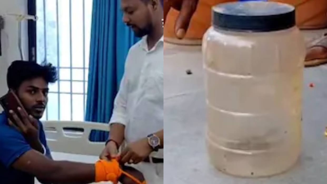 As soon as a man was bitten by a poisonous snake he was brought to the hospital in a box Video Viral