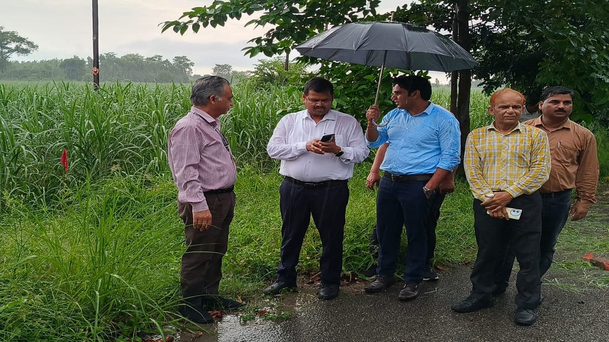 Baheri Tehsil administration confiscated 11 hectares of land of Kesar Sugar Mill in Bareilly